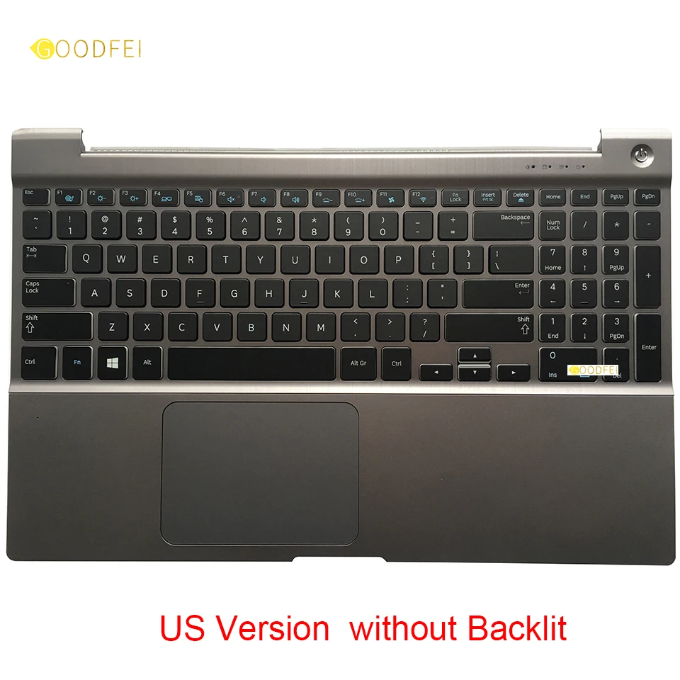 New Original For Samsung NP700Z5A NP700Z5B NP700Z5C 700Z5A Keyboard Palmrest KB Bezel Upper Top Case C Cover Backlit US EU UK