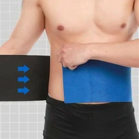 c men women blue waist suppor slimming belt abdomen shaper burn fat lose weight fitness fat cellulite body sport protective gear