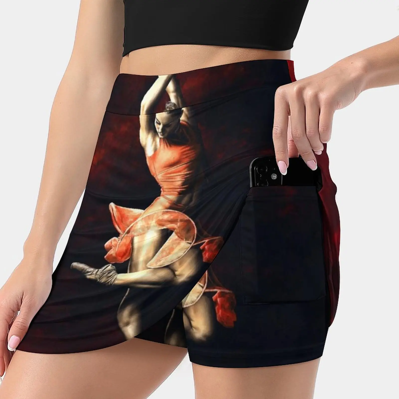 

Женские мини-юбки для танцев The Passion Of Dance, короткие офисные юбки для балерины, балета, красоты, современные, 2022
