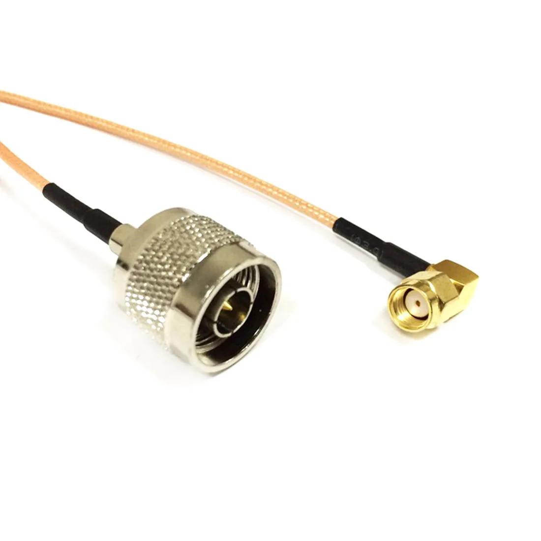 

Modem Coaxial Cable RP-SMA Male Plug Right Angle to N Male Plug Connector RG316 Cable Pigtail 15cm 6" Adapter New