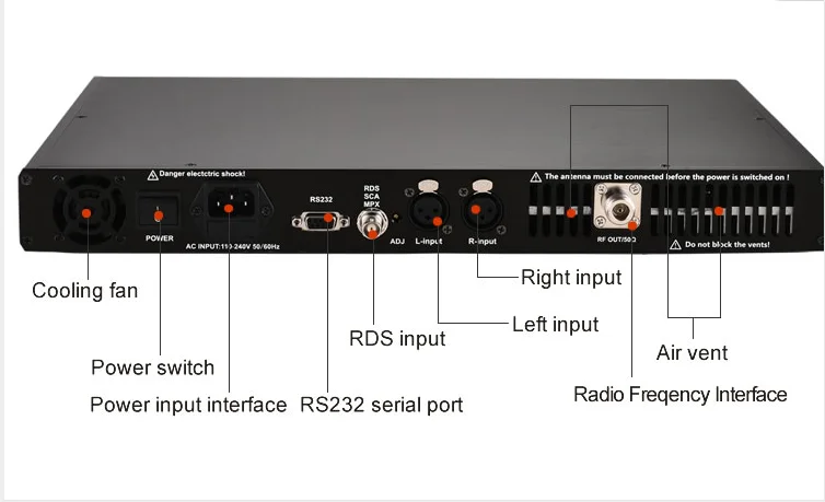 Мини-усилитель CZE-T2001, профессиональный вещательный USB FM-стерео PLL-передатчик с выходной мощностью 150 Вт и 200 Вт. (art.: 3920dcd5ad9ce) - 3920dcd5ad9ce
