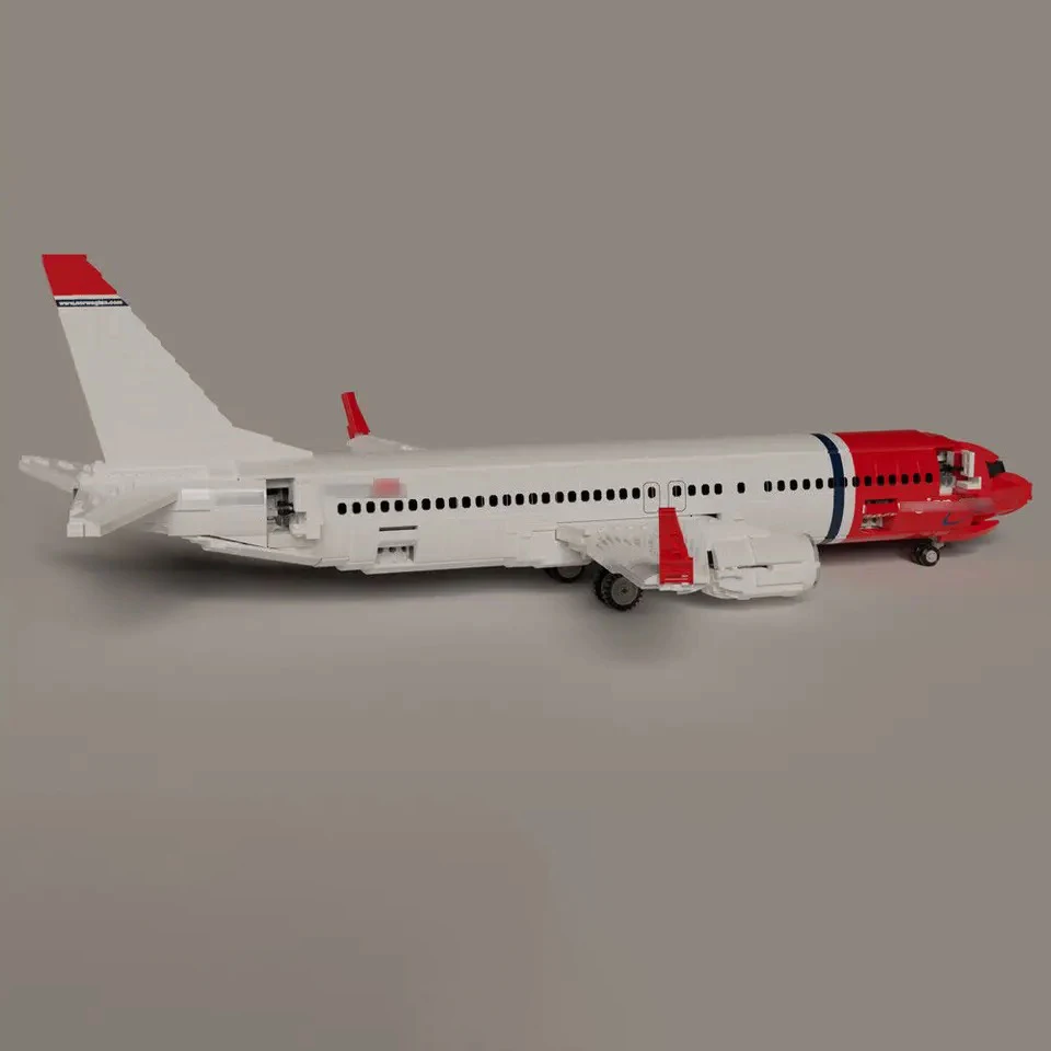 2128 шт. масштаб 1:51 строительные блоки MOC Дельта B737 самолёт Боинг модели аэробуса