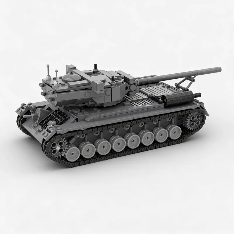 Фото НОВИНКА: Конструктор 1210Parts «Классический тяжелый армейский танк» (MOC-модель) – Историческая коллекционная сборная модель для самостоятельной сборки. Идеальный подарок для любителей хобби. №2