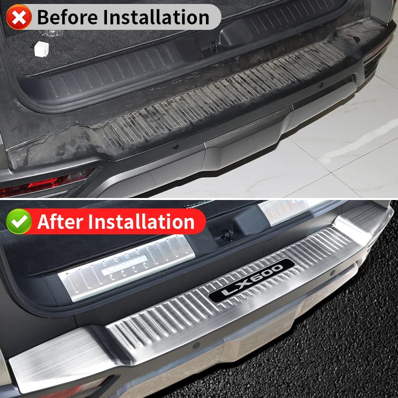 Для 2022 2023 2024 Lexus Lx600 LX500d порог багажника Декоративная полоса Спорт роскошный