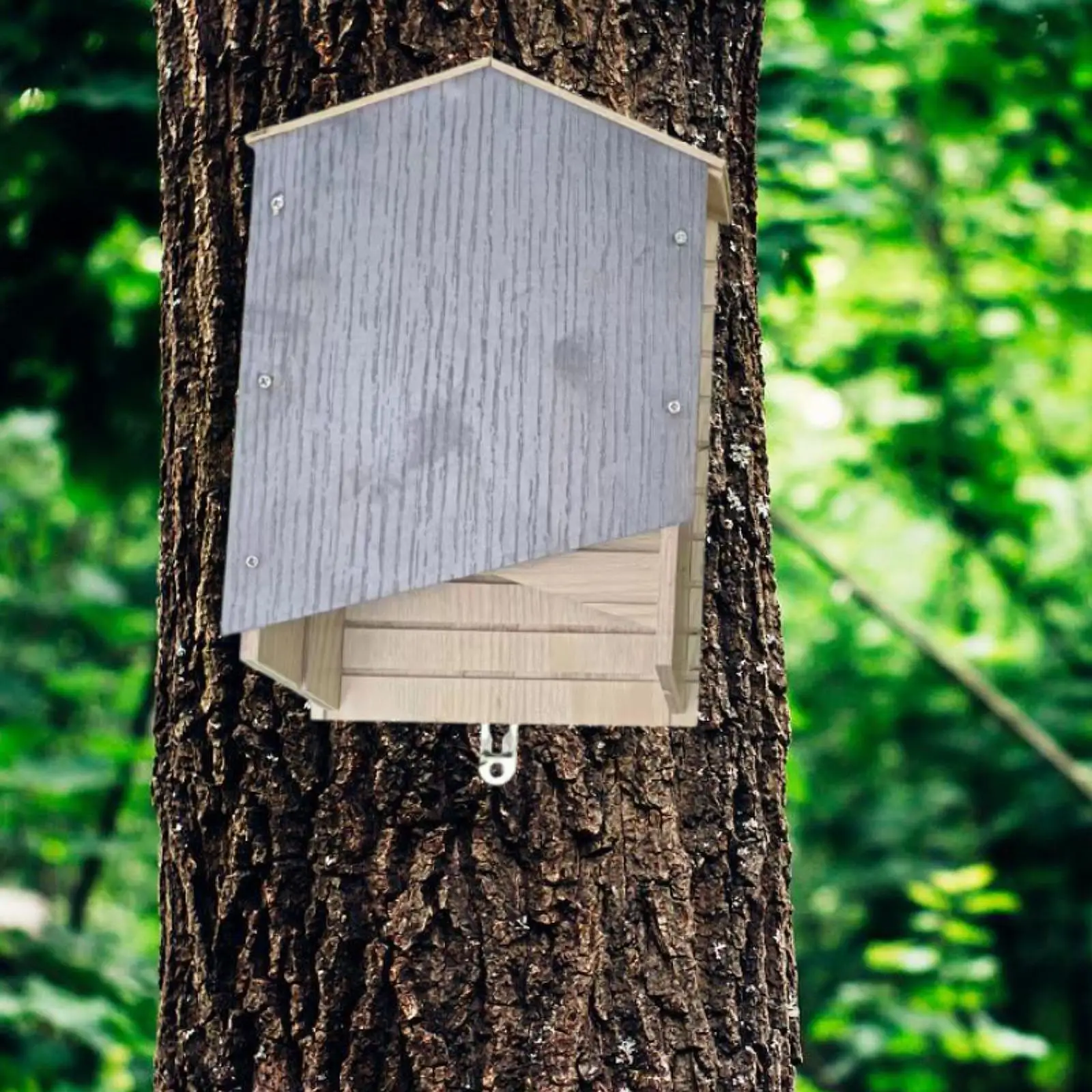 House for Bats Professional Easy to Land and Roost Esay to Install Premium Weather Resistant Wooden Bat Box Protection Shelter House for Bats Professional Easy to Land and Roost Esay to Install Premium Weather Resistant Wooden Bat Box Protection Shelter