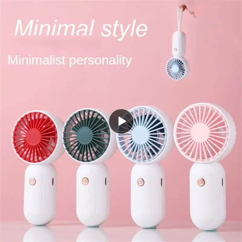 

Usb Charging Summer Electric Fan Portable Handheld Small Fan 500mah Wind Power Popular Childrens Fan Ar Condicionado Anti-fall