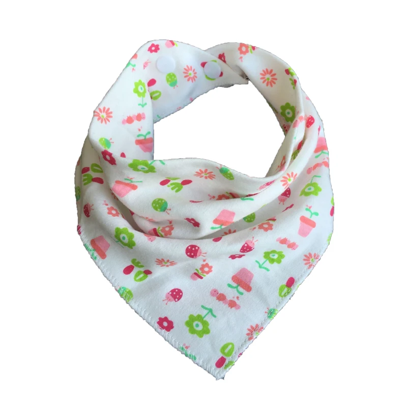 

8pc/Lot Bibs Burp Cloths Baby Bandana Feeding Triangle Stuff Comfort Quality Cotton Waterproof