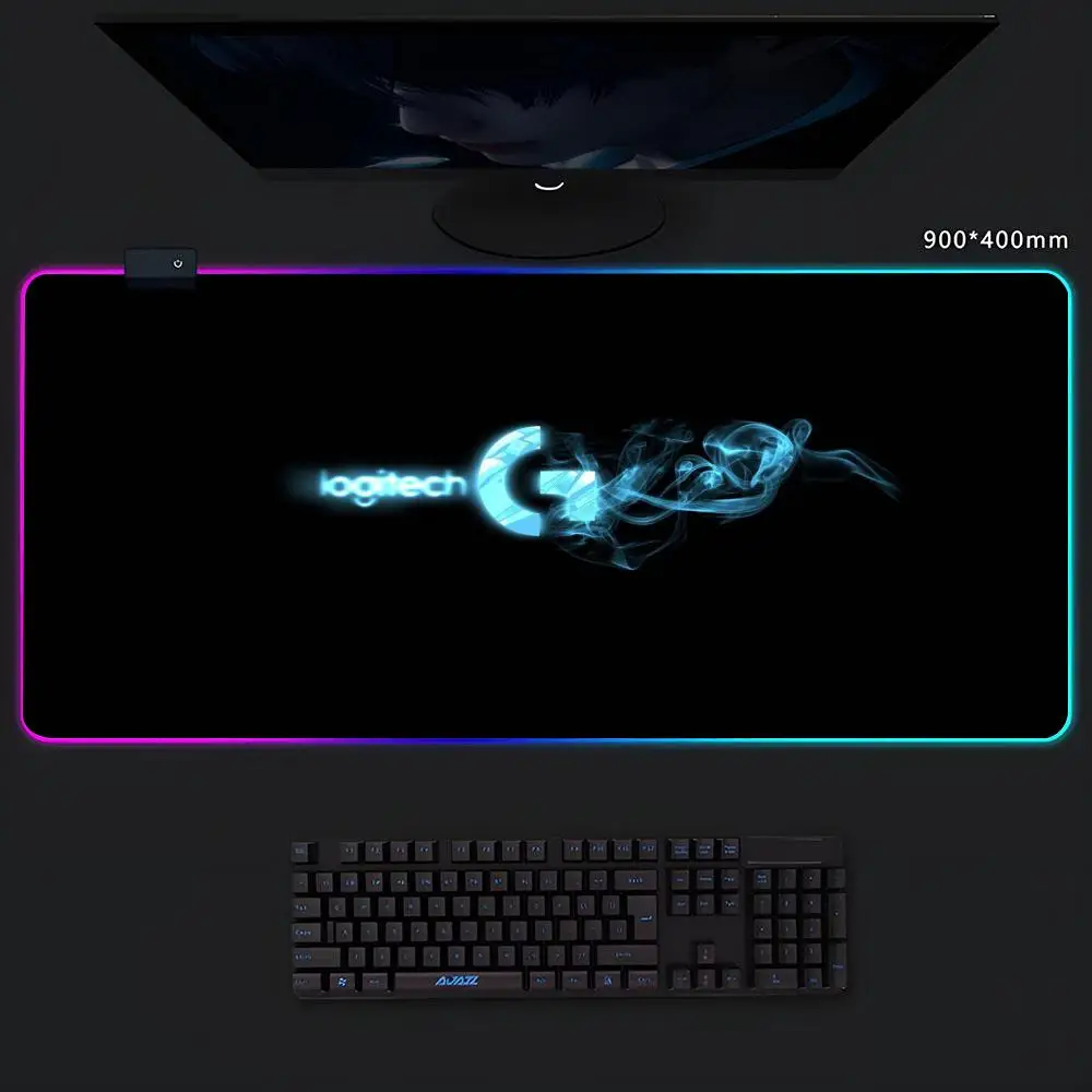L-Logitech G логотип коврик для мыши Rgb игровой клавиатуры и очень большой