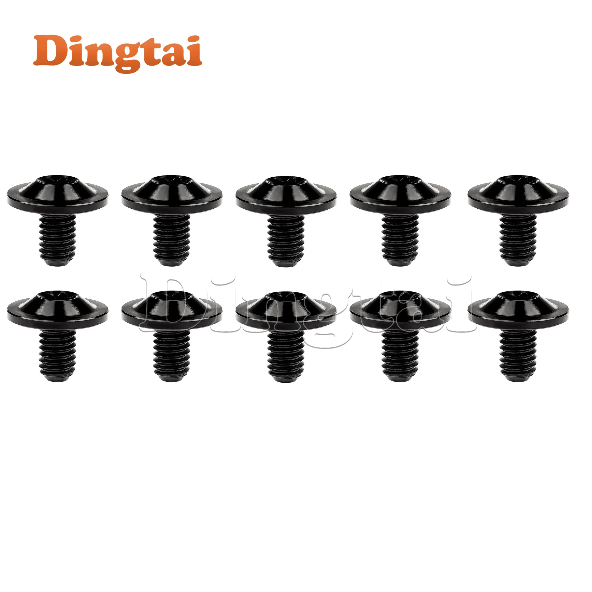 

Титановый болт Dingtai, 10 шт., M6x10, 15 20 мм, винты ротора дискового тормоза с головкой Torx для велосипедной части