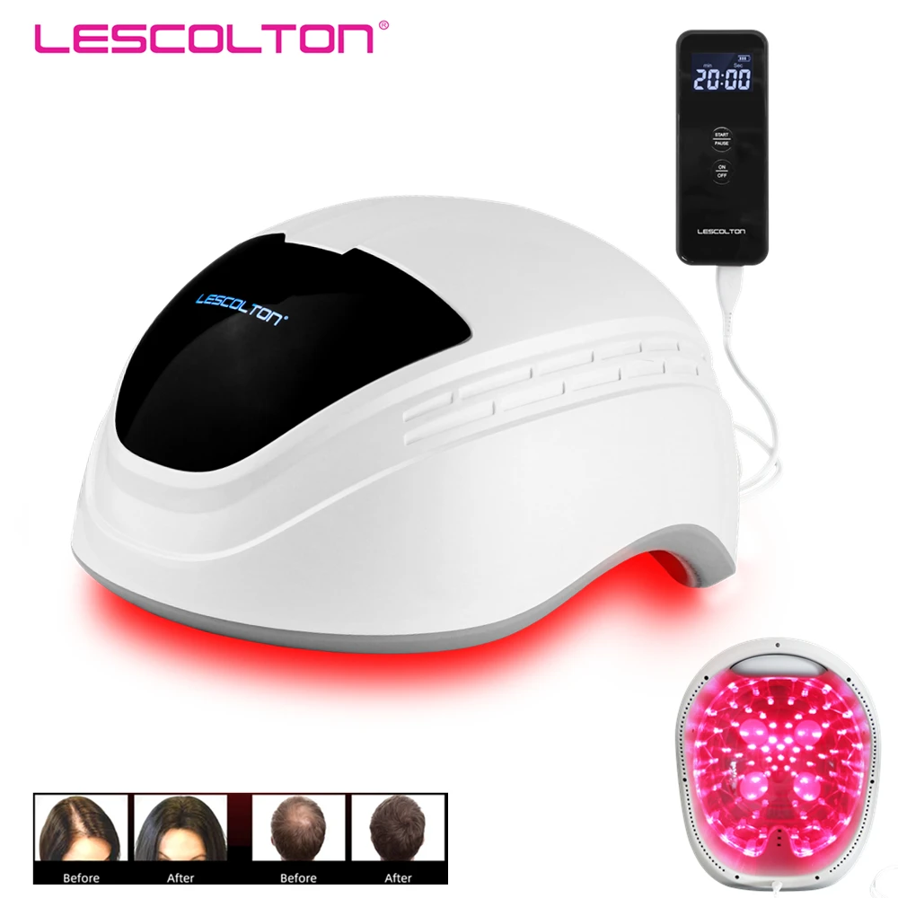 Laser Hair Growth Helmet LLLT Therapy Stimulate Hair Follicle Regeneration Hair Restore Cap Casco para crecimiento del cabello