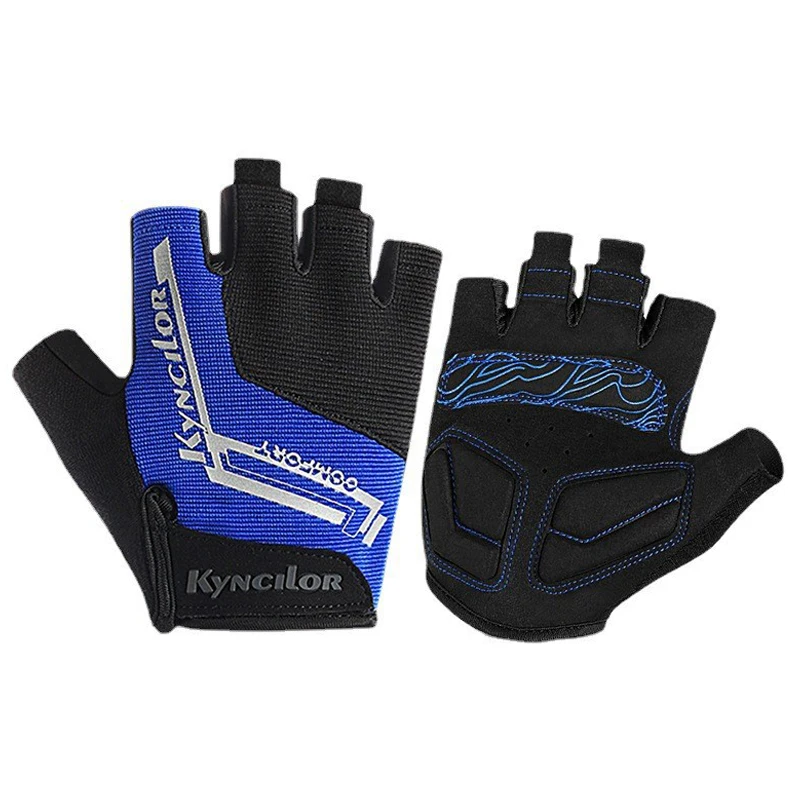 

Перчатки унисекс велосипедные для активного отдыха, оптовая продажа, цветные блокирующие ударопрочные спортивные перчатки для рук, перчатки для рыбалки и фитнеса, мужские