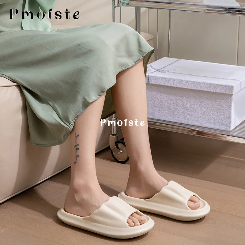 EVA Slipper For Unisex Indoor Soft Platform Shoes for Women Bathroom Comfort Anti-slip Home Slippers for Men