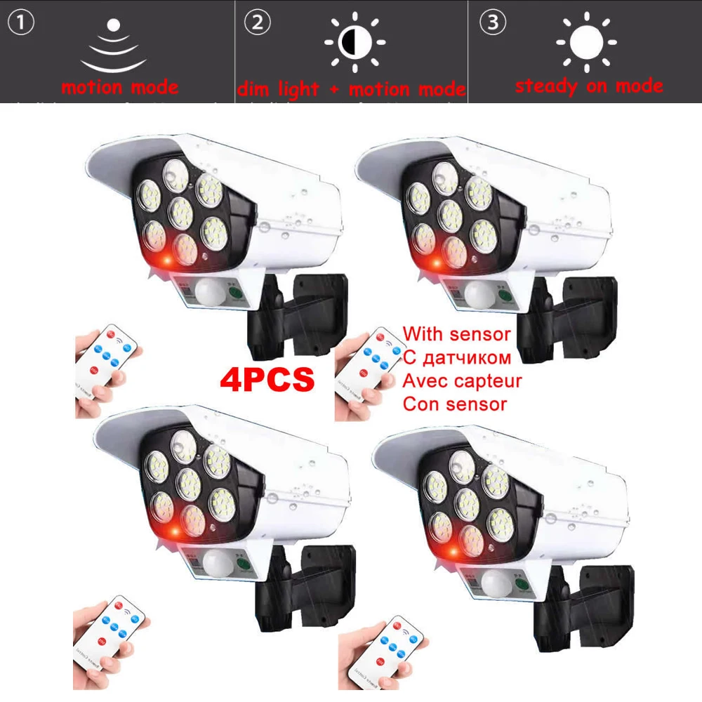 

Фальшивая камера на солнечной батарее с датчиком движения