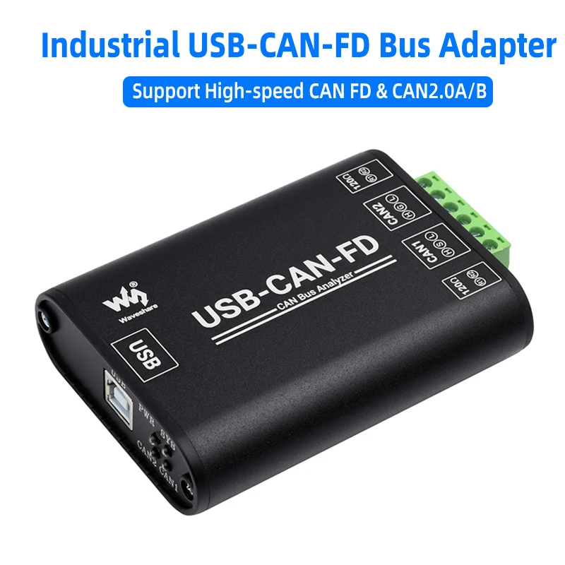 

Industrial Grade CAN/CAN FD Bus Data Analyzer USB To CAN FD Adapter High Speed CAN/CAN FD Bus Communication Interface Card