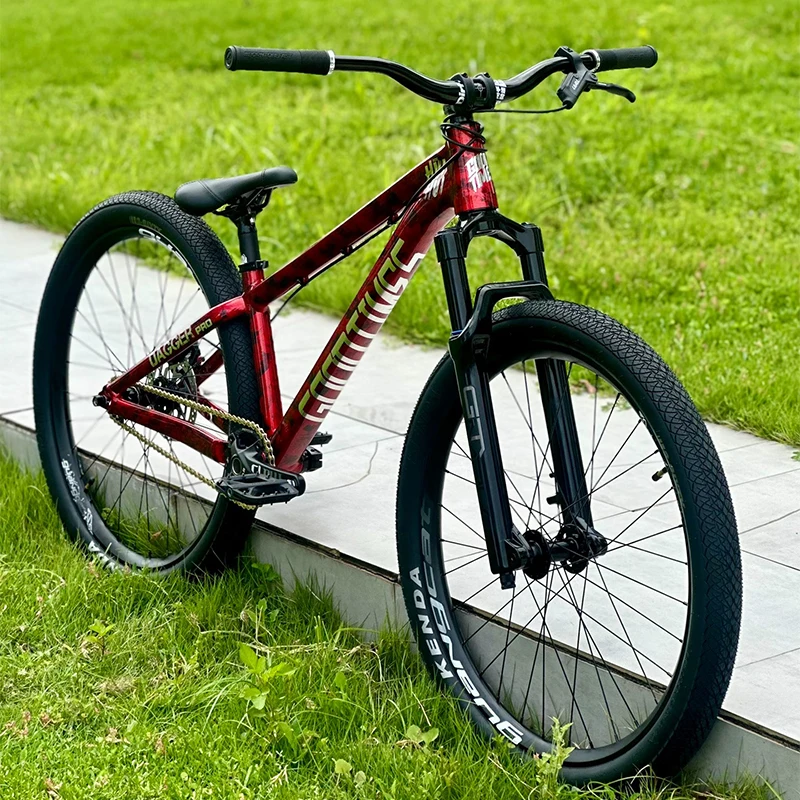 Фото Велосипед Good Times Pro huihui Co-branded Red Single Speed для дёрт-джампинга и соревнований по бездорожью, 26 дюймов №1