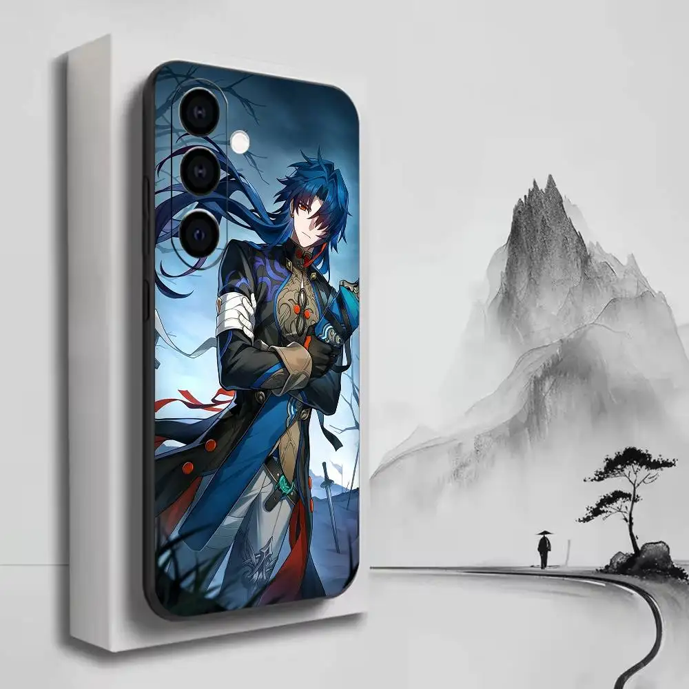 Чехол для телефона B-Blade Stellaron Hunters HSR, черный, мягкий силиконовый TPU для Samsung A72, A51, A70, A71, A53, A52, A73 (art.: 3920dcd92be02) - 3920dcd92be02