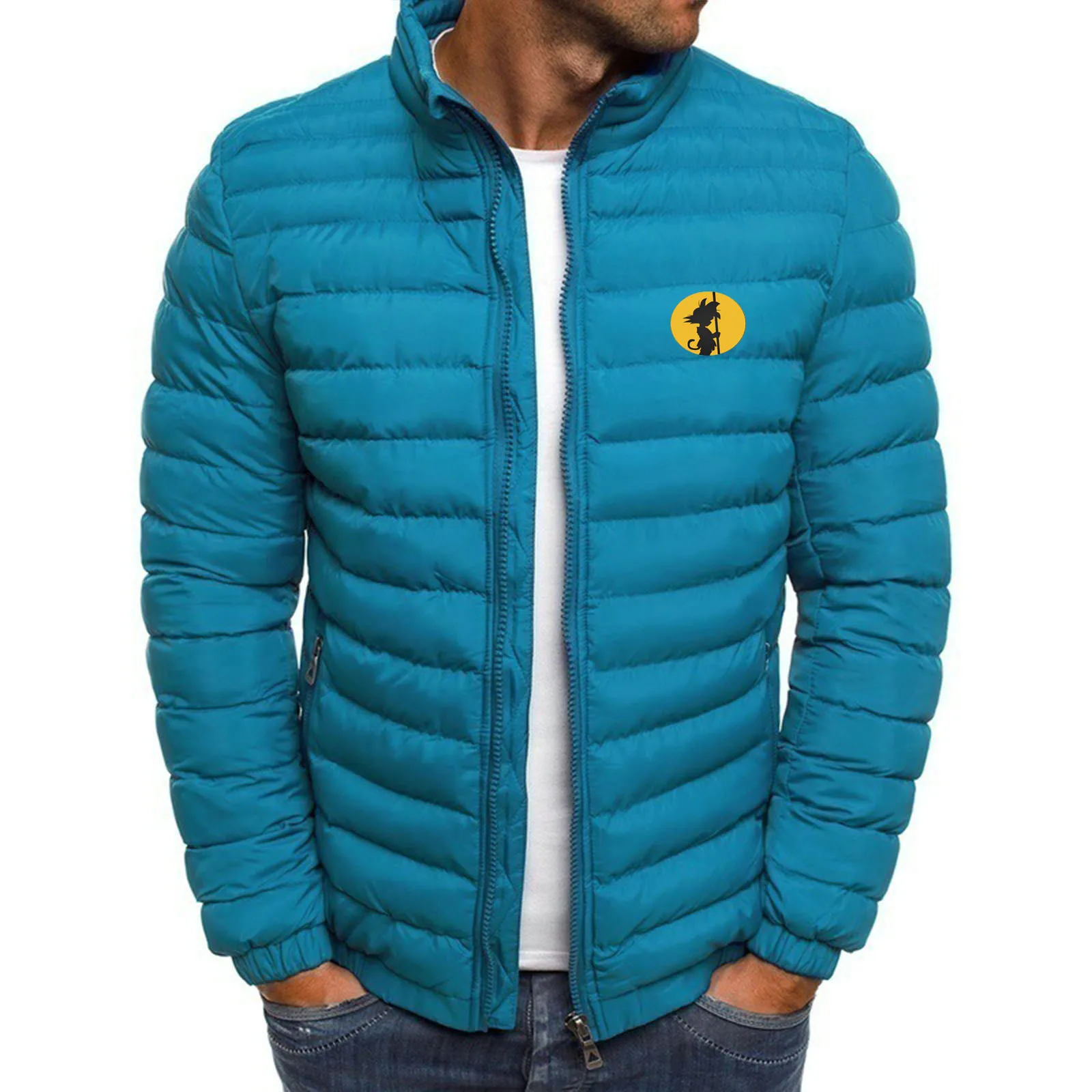 

2022 New Year's new autumn and winter jacket Harajuku Anime jacket Comfortable jacket Large size outdoor sports men's jacket