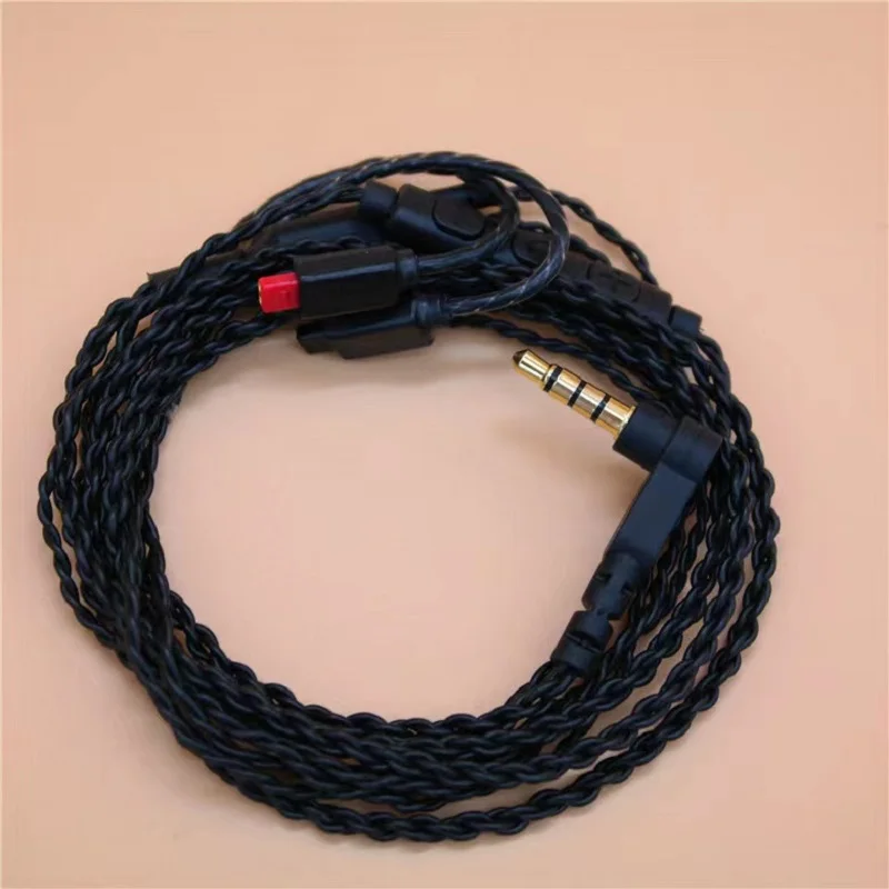 

Earphone Cord With Volume Controller Replacement Cable For Audio Technica Headphone ATH-IM04 IM03 IM02 IM01 IM50 IM70