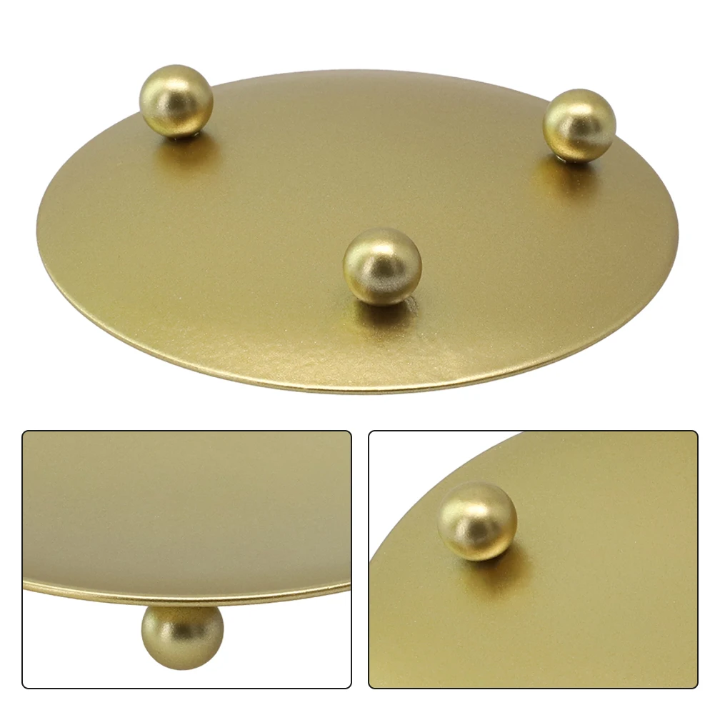 For Wedding Iron Plate Metal Party Pedestal Pillar Round Rustless 1pcs Accessories Art Brand New