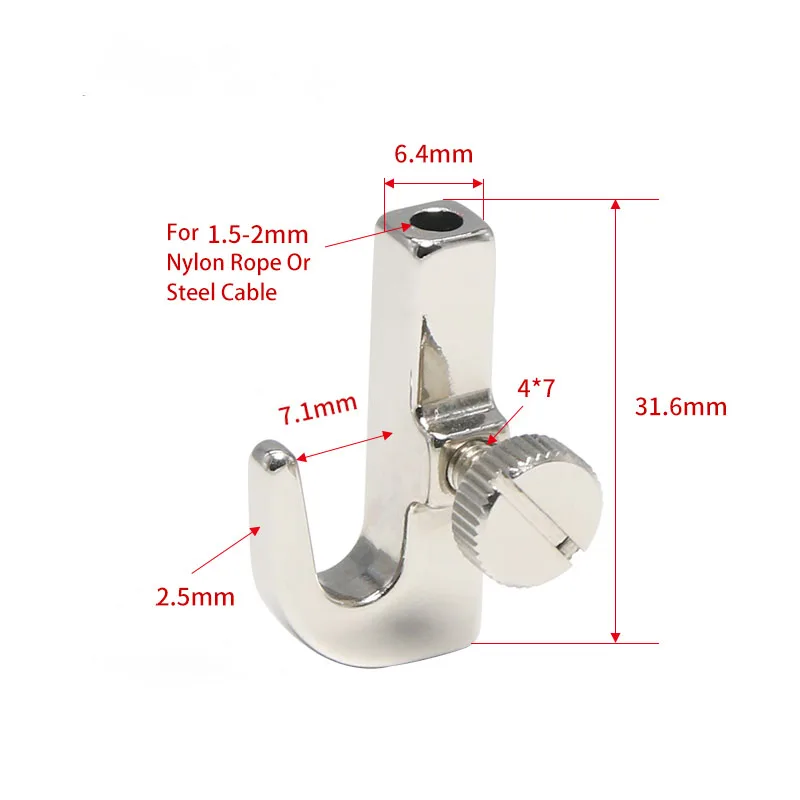 

10 шт., подвесная система изображений, галерея, регулируемый винтовой крючок для нейлоновой веревки или стального троса, веревка, подвесные аксессуары для рисования