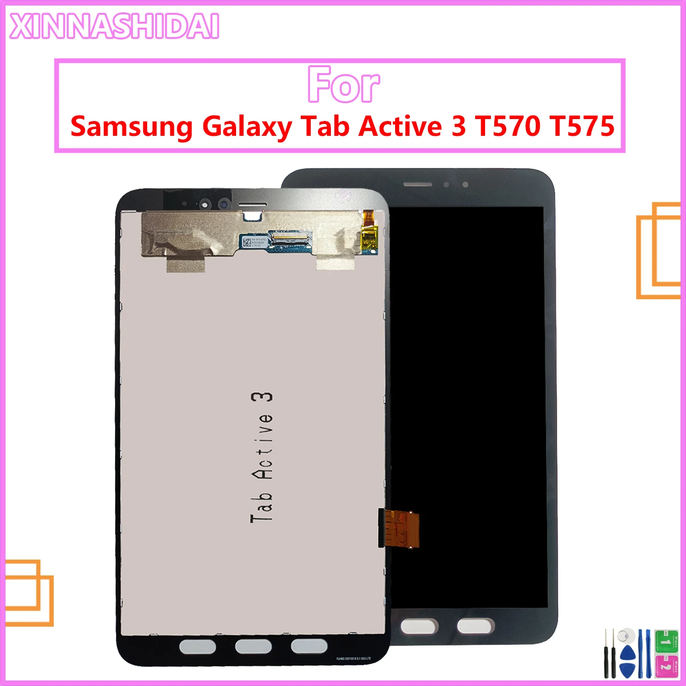 

For Samsung Galaxy Tab Active3 Active 3 3rd Gen 2020 T570 T575 Touch Screen Digitizer Assembly LCD Display