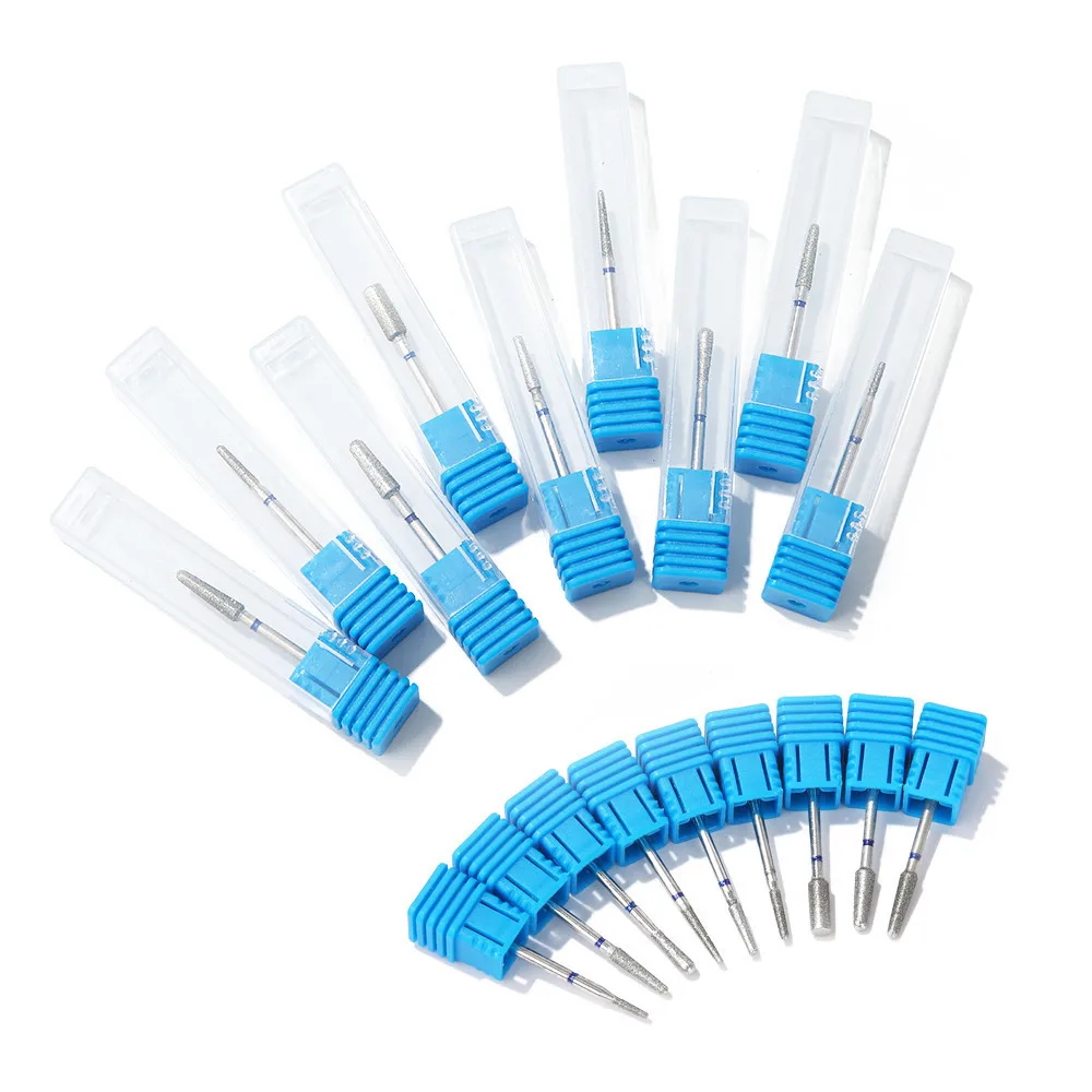 Алмазная керамическая фреза для ногтей 9 типов маникюра роторные насадки