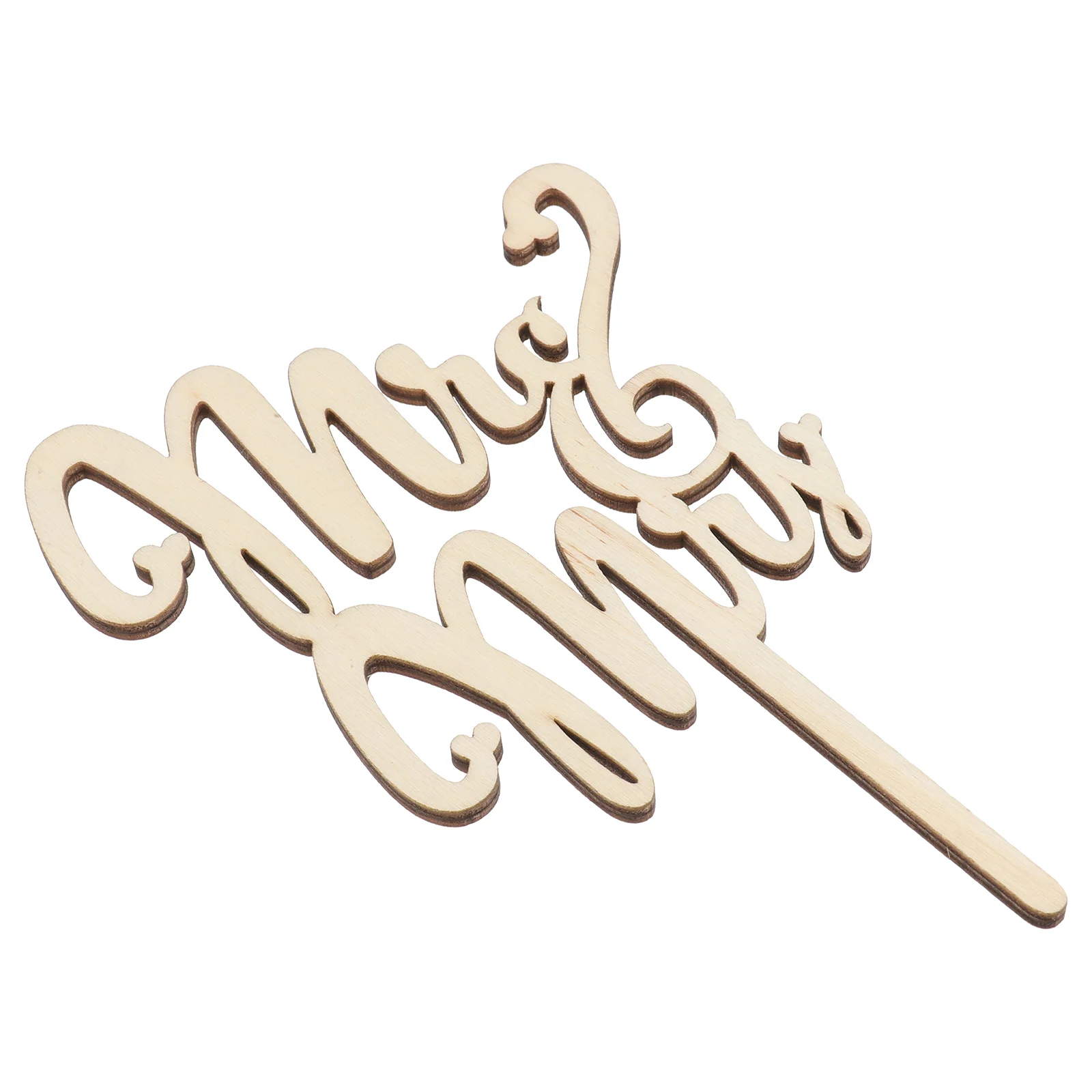 Mr &amp Mrs деревянные украшения для торта свадебные сувениры и