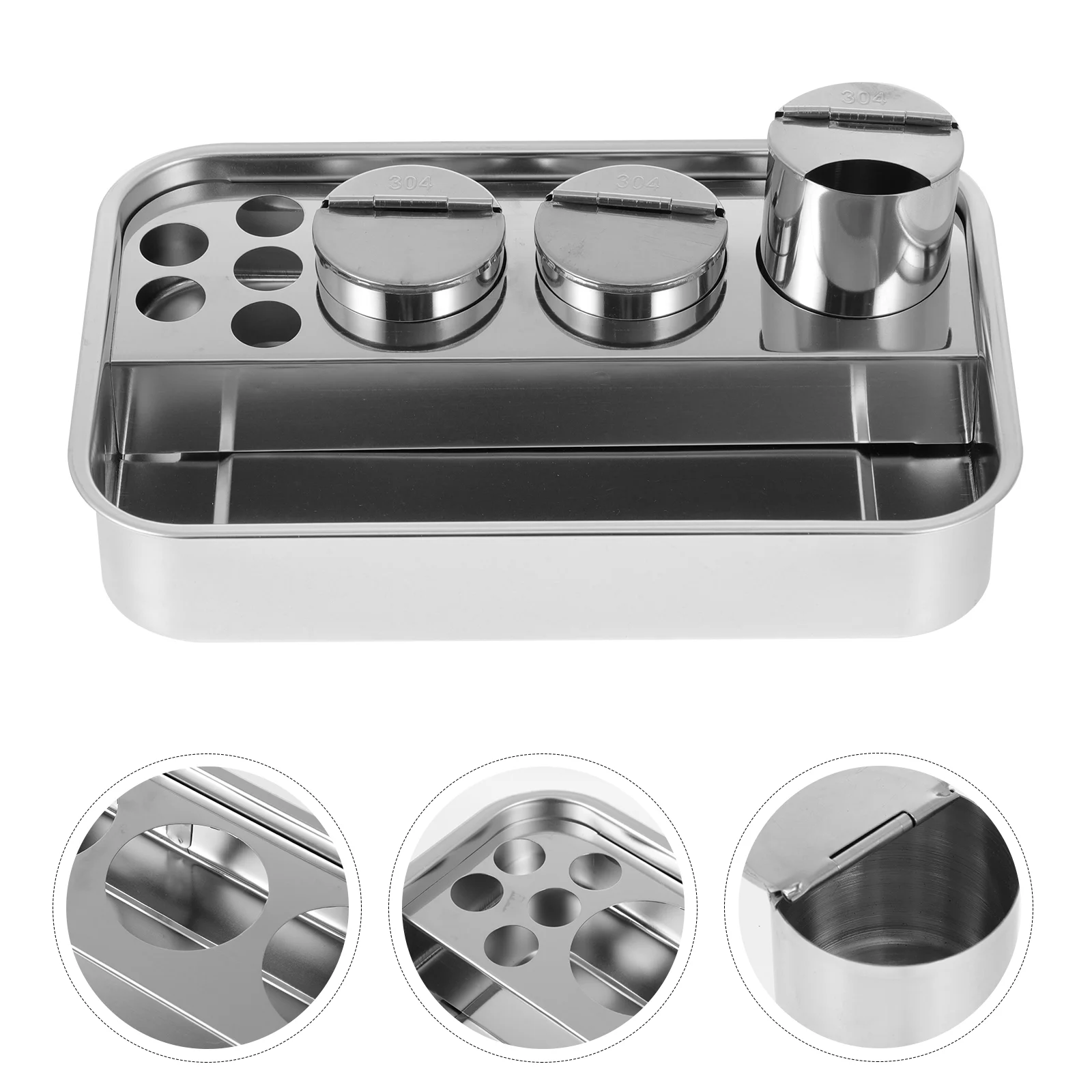 

Stainless Steel Tray Clinical Instrument Dressing Thickening Medical Tool 304 Plate