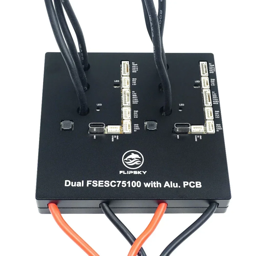 Flipsky Dual 75100 с алюминиевой печатной платой на основе VESC