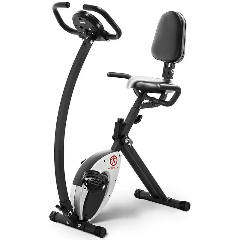 

Exercise Bike With High Back Seat Home Gym Workout Equipment