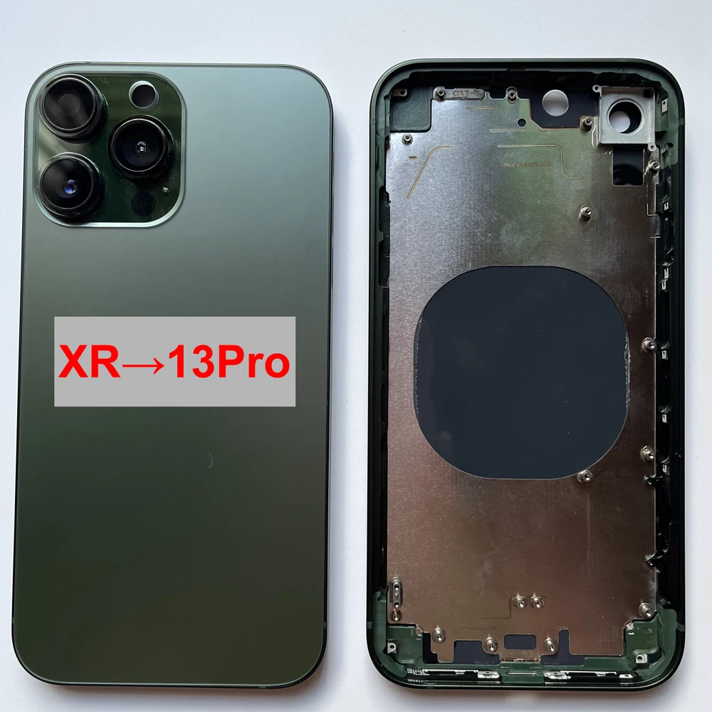 

Для корпуса iPhone XR, как 13Pro XR конвертировать в 13pro Back Shell XR to 13 Pro DIY Корпус аккумулятора с инструментами для ремонта, заменить детали