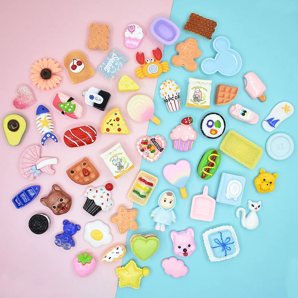 

10PCS Three-Dimensional Cartoon Stickers Water Cup Refrigerator Sticker iPhone Case Decor Accessories DIY Resin 3D Sticker