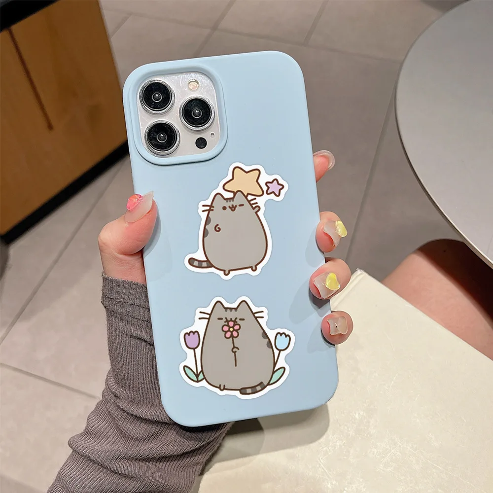55 шт. наклеек с аниме-персонажами Pusheen, водонепроницаемые, для скейтбордов, ноутбуков, телефонов, милые декоративные стикеры, игрушки (art.: 3920dcb9d475d) - 3920dcb9d475d