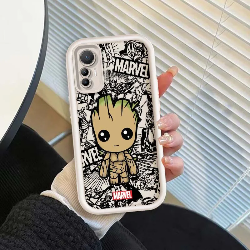 Чехол для телефона Marvel Comic Heroes Cool Xiaomi Mi 15 14 14T Redmi 13 13T 13C 12C 14C 12 12T 11 11i Lite Pro 5G Eye Ladder