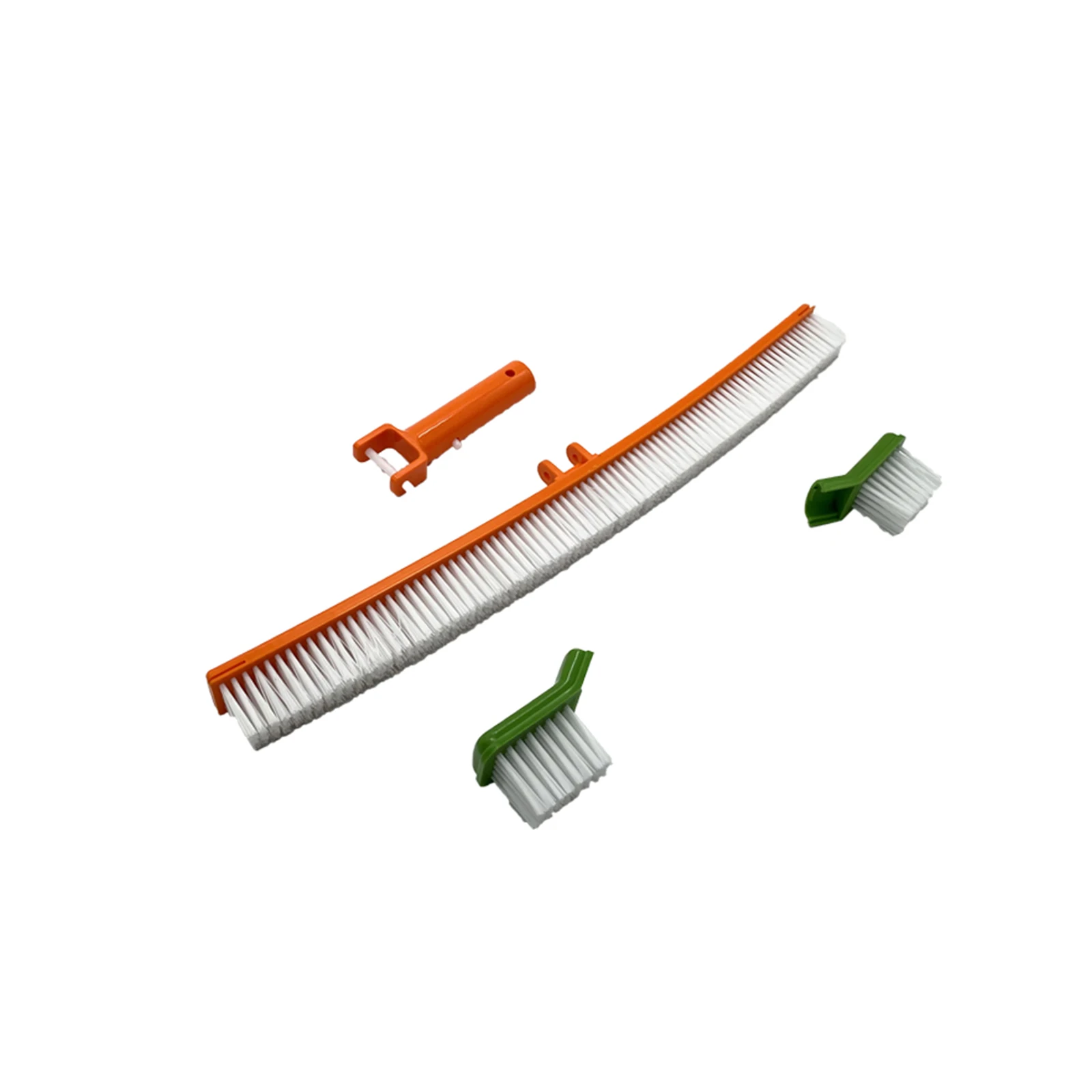 

Swimming Pool Brush 22.8" Pool Brush With Curved End BrushesWorks With Most 1-1/4" Standard Pool Pole