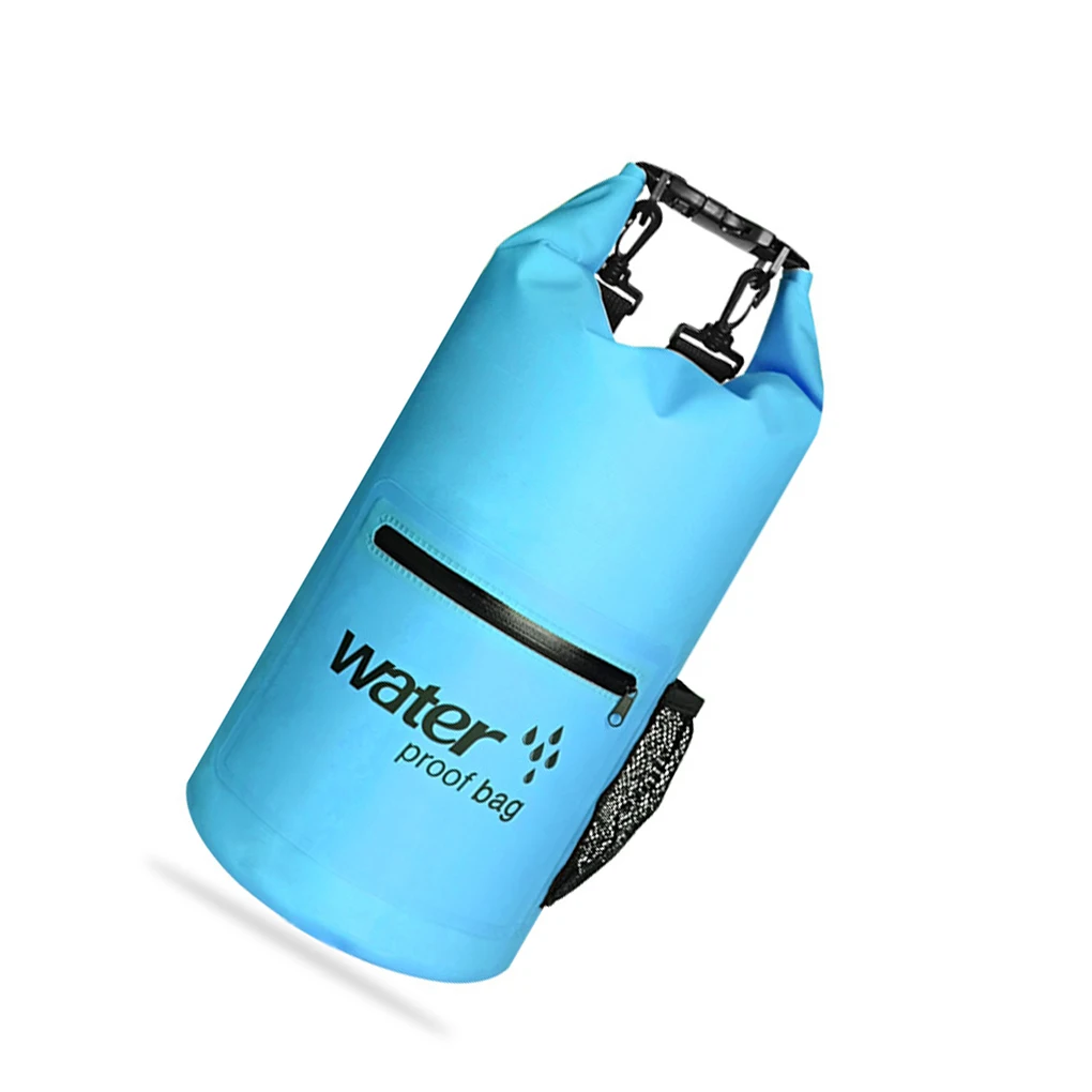 

10L Waterproof Dry Bag Sack Portable Water Sports Drifting Camping Canoeing Kayaking Zipper Pouch Organizer Accessories