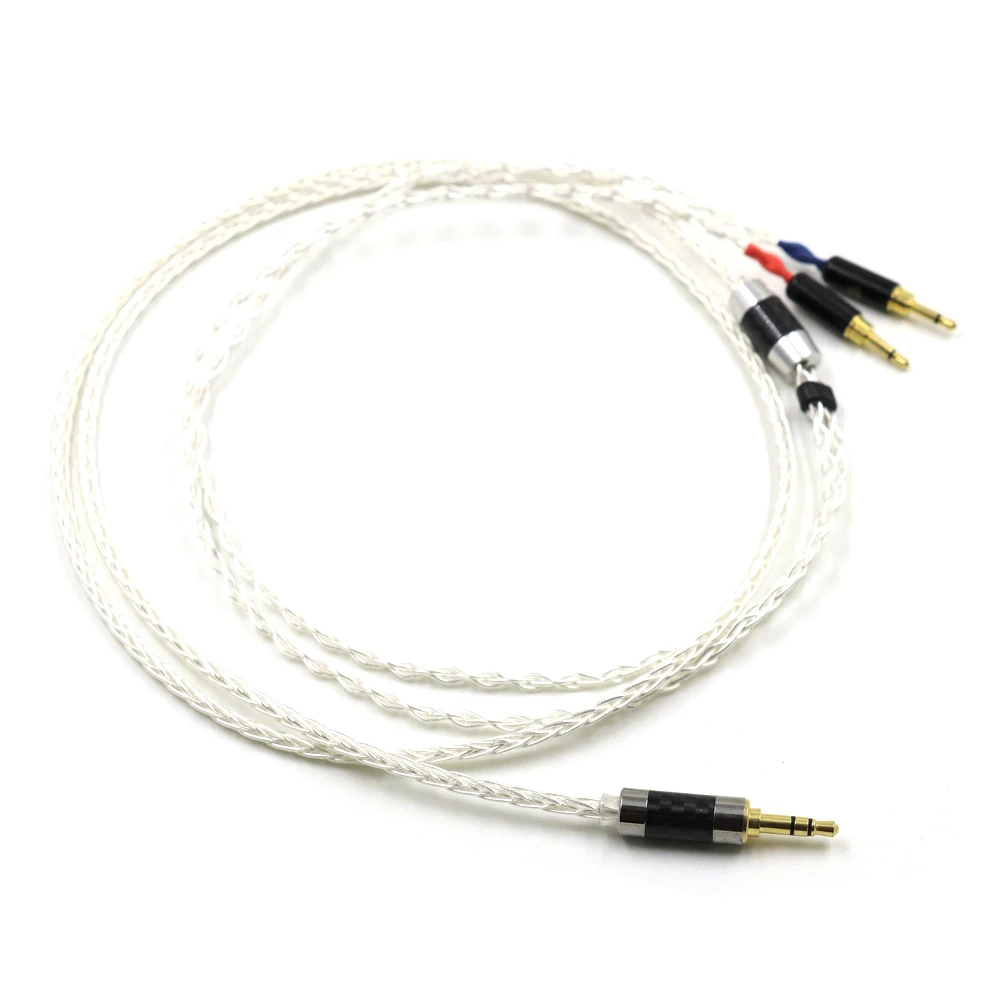 HiFi Silver Comet Высококачественный тайваньский кабель для обновления наушников 7N Litz OCC