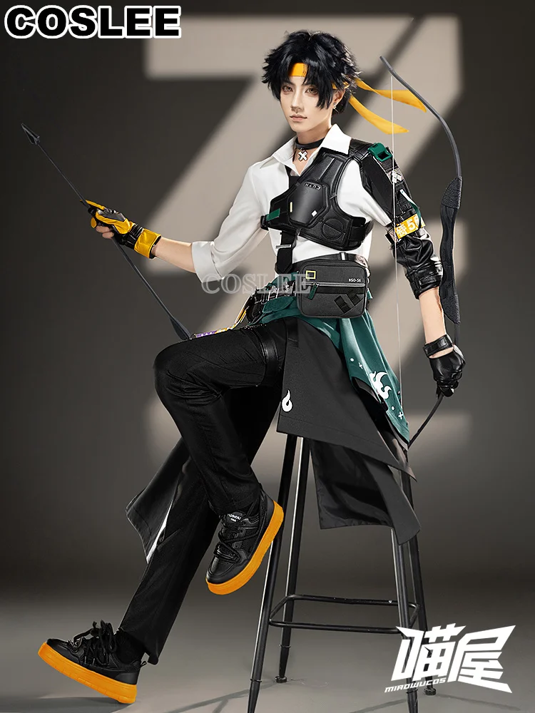 COSLEE Zenless Zone Zero Asaba HSO-S6 игровой костюм модная крутая униформа косплей Хэллоуин