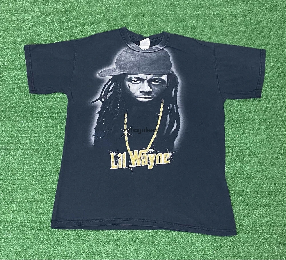 Винтажные футболки Lil Уэйн размер M Молодежные деньги блестящие YMCMB Weezy большое