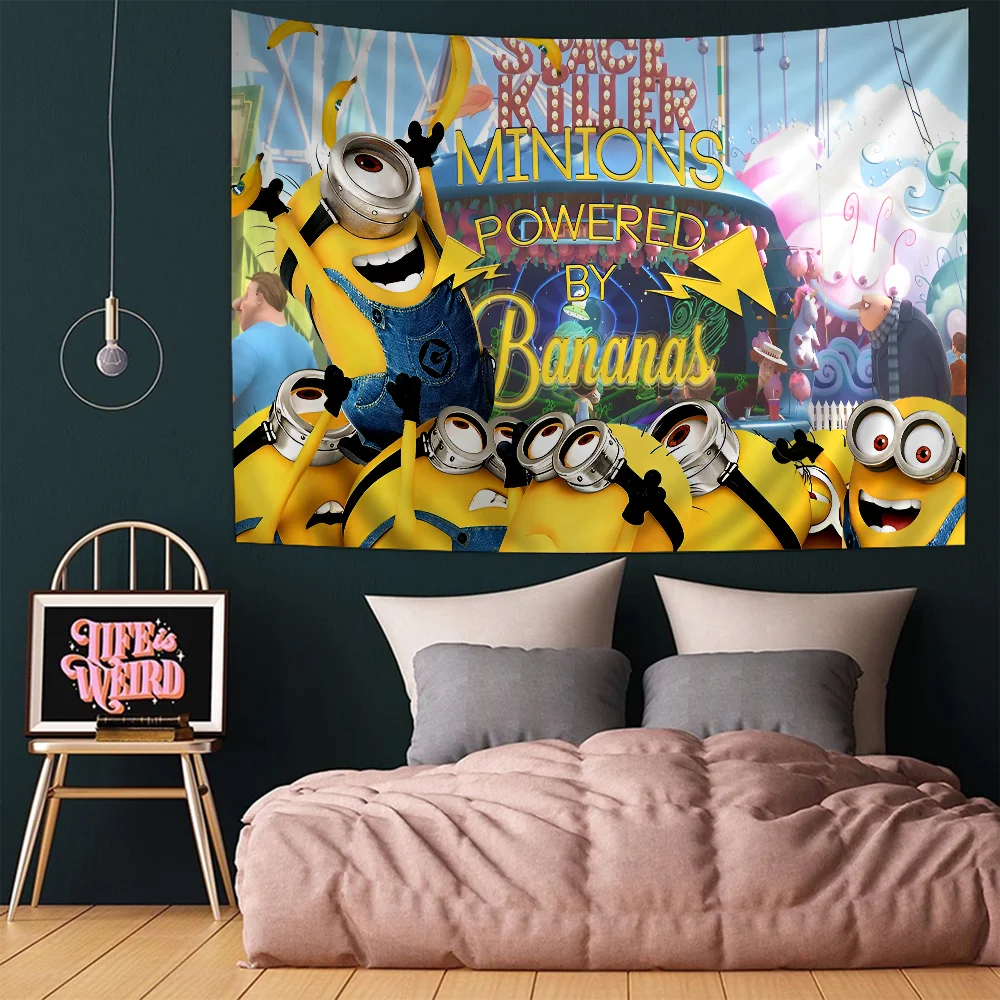 М-Миньоны Д-Гадкий-мой аниме гобелен