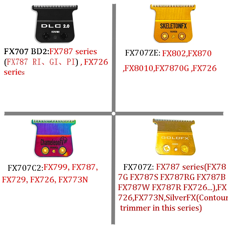 Фото Подходит для BaByliss FX707/FX787/FX726/FX799/FX773/FX870/FX880, триммер, машинка для стрижки волос, оригинальные сменные аксессуары для лезвий №2