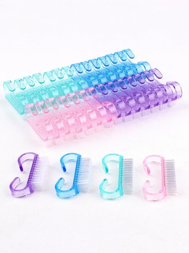 10/20 шт. ручная щетка для ногтей, мягкое удаление пыли, много ...