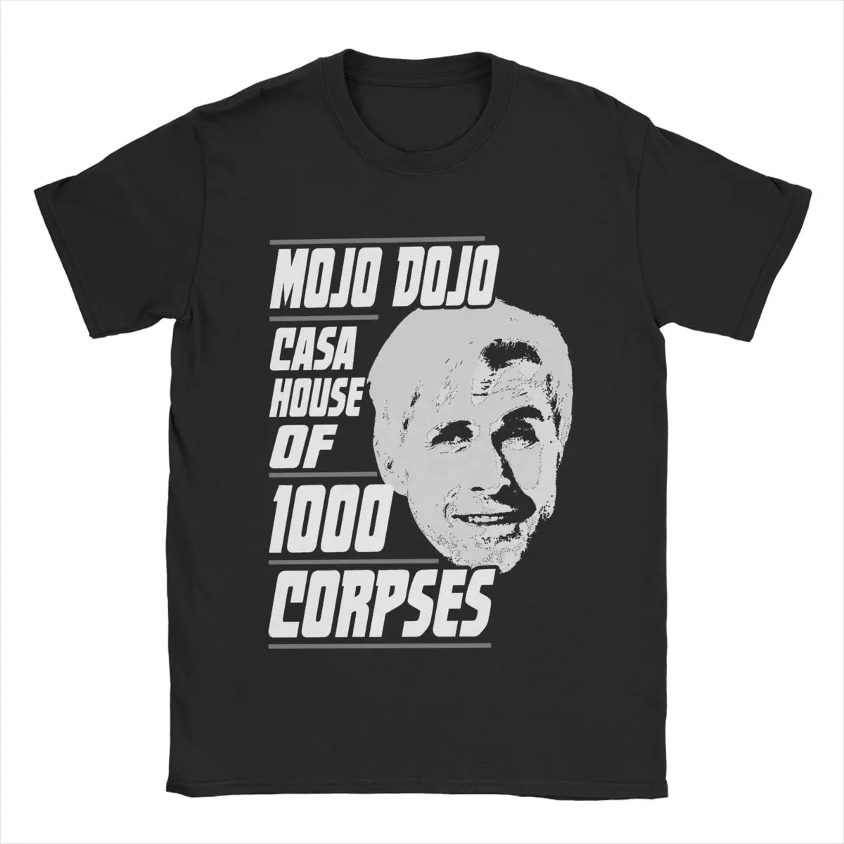 Мужская футболка с коротким рукавом круглым вырезом и принтом из чистого хлопка