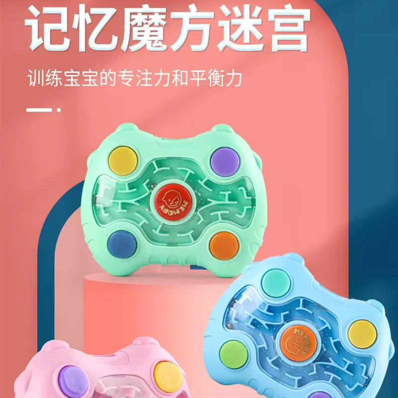

Детский 3D трехмерный лабиринт, головоломка, концентрация мраморных шариков, трехмерные шарики, память, Кубик Рубика, лабиринт, игрушка