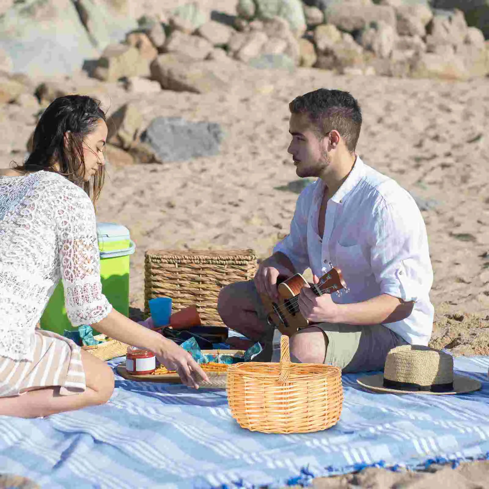 Корзина с фруктами ручной работы корзины для хранения гиацинта декоративный