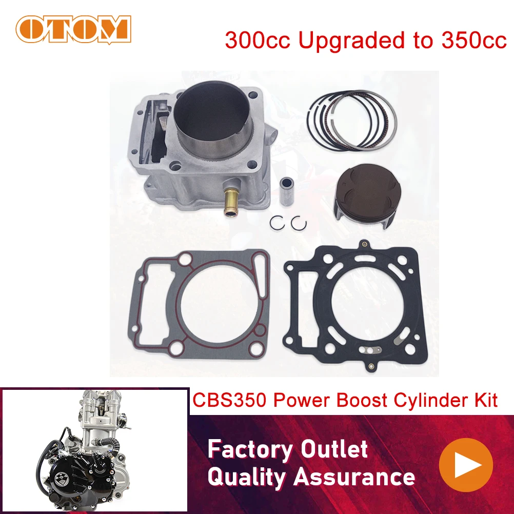 

Комплект цилиндров для мотоцикла 77 мм, прокладка блока цилиндров, поршневое кольцо для ZONGSHEN CBS350 CBS300 ZS174FMM, обновление до велосипедов 350cc