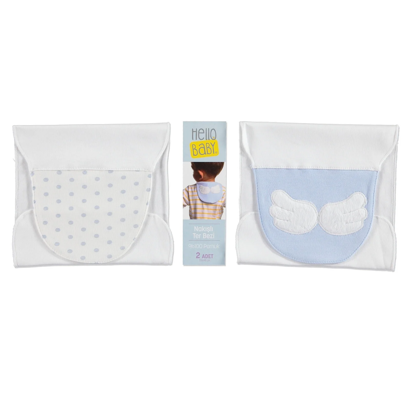 

HelloBaby Baby Sweat Handkerchief 2 pcs