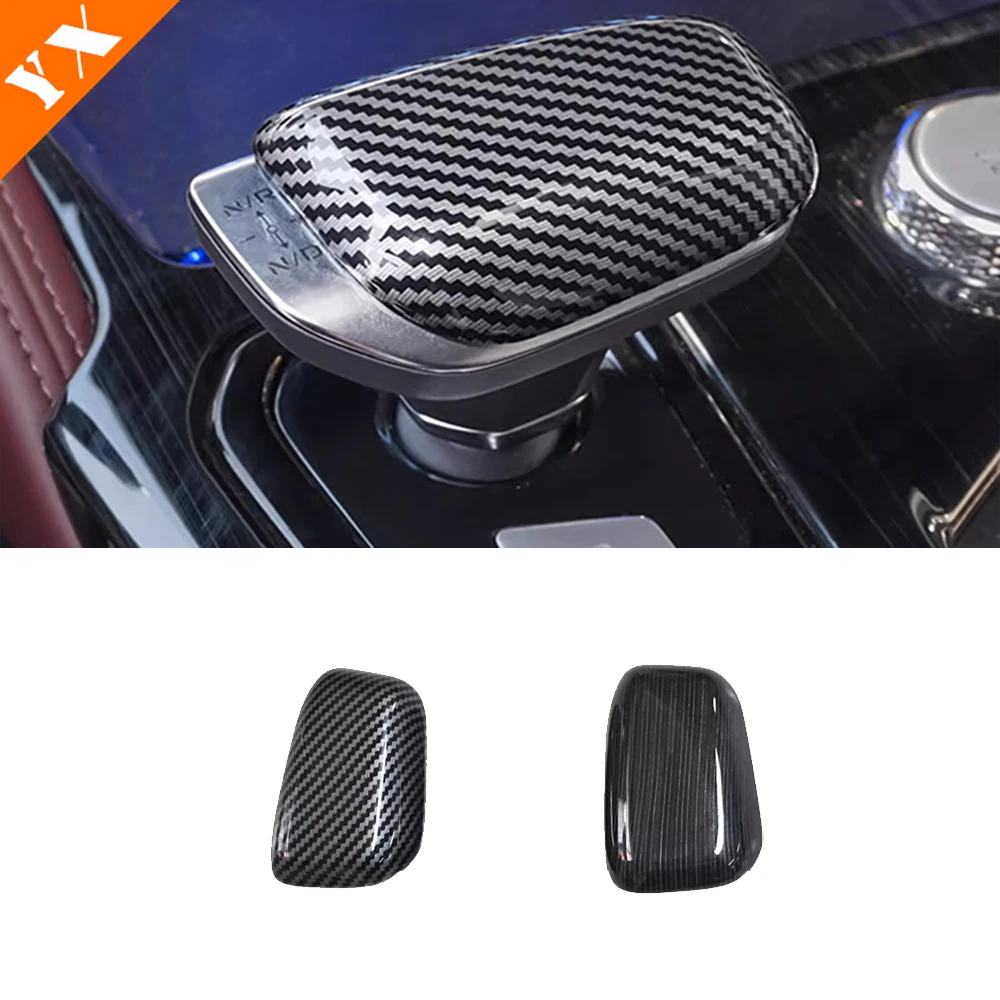 

For Geely Monjaro Xingyue L 2021-2023 Accessories Carbon/Black Look Trim Car Gear Shift Handle Knob Frame Styling Sticker Cover