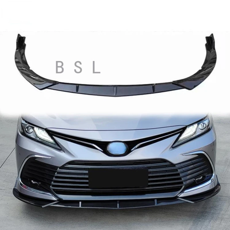 

Front Bumper Lip Spoiler Apron For Toyota Camry Sport Bumper 2021 2022 Car Exterior Parts Accessories Body Kit Skirt