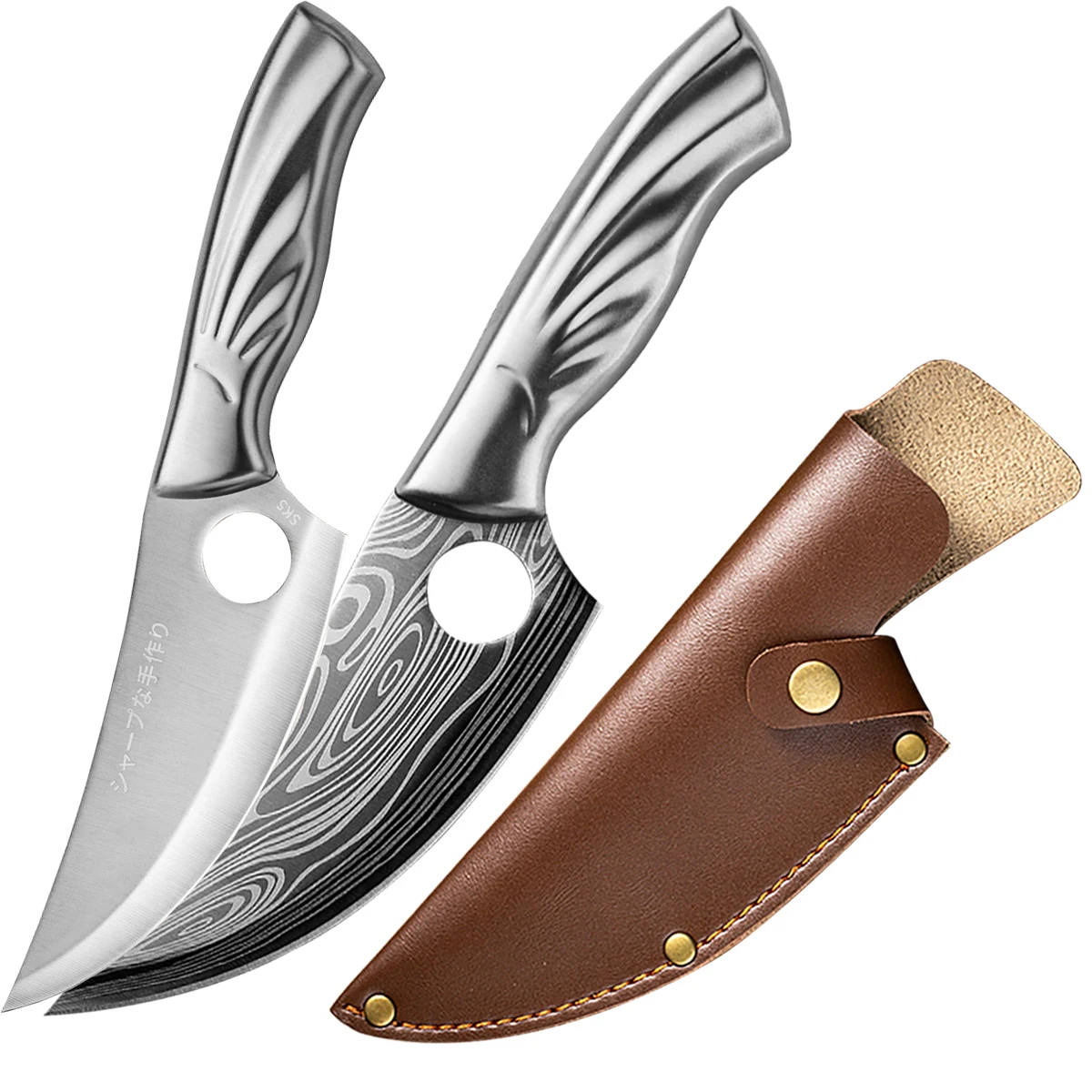 Boning Knife Stainless Steel Fishing Hunting Meat Cleaver Serbian Forged Chef Fruit Vegetables Butcher Utility Knife